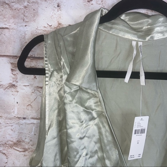 Anthropologie Iridescent Wrap Vest Size Medium NWT - Picture 5 of 9